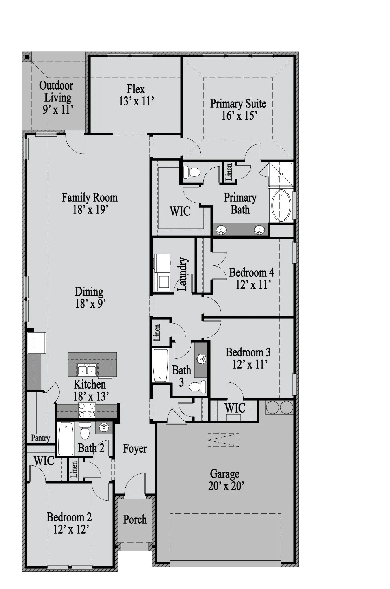 Rio Grande 1st Floor floor plan