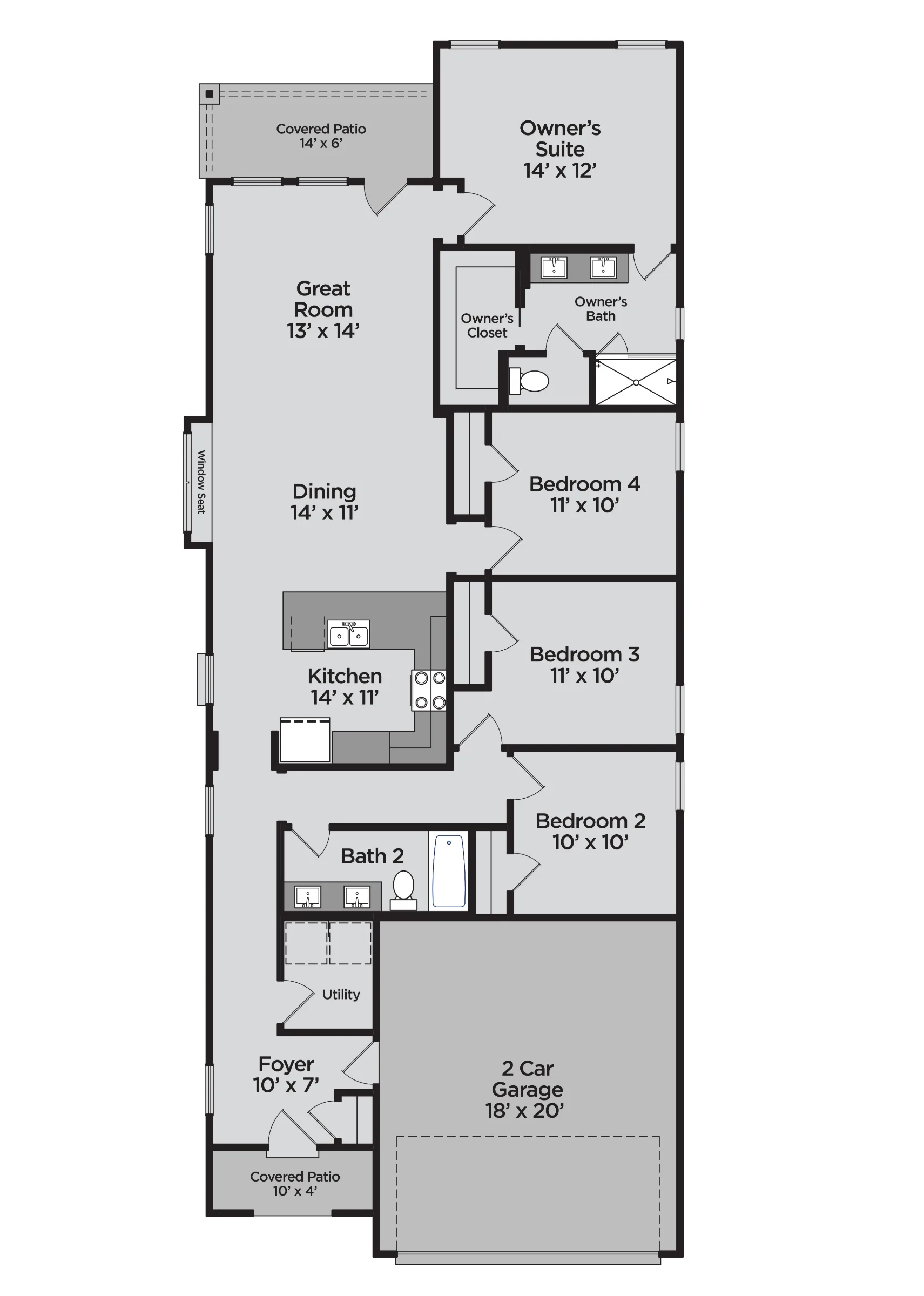 Bandera 1st Floor floor plan