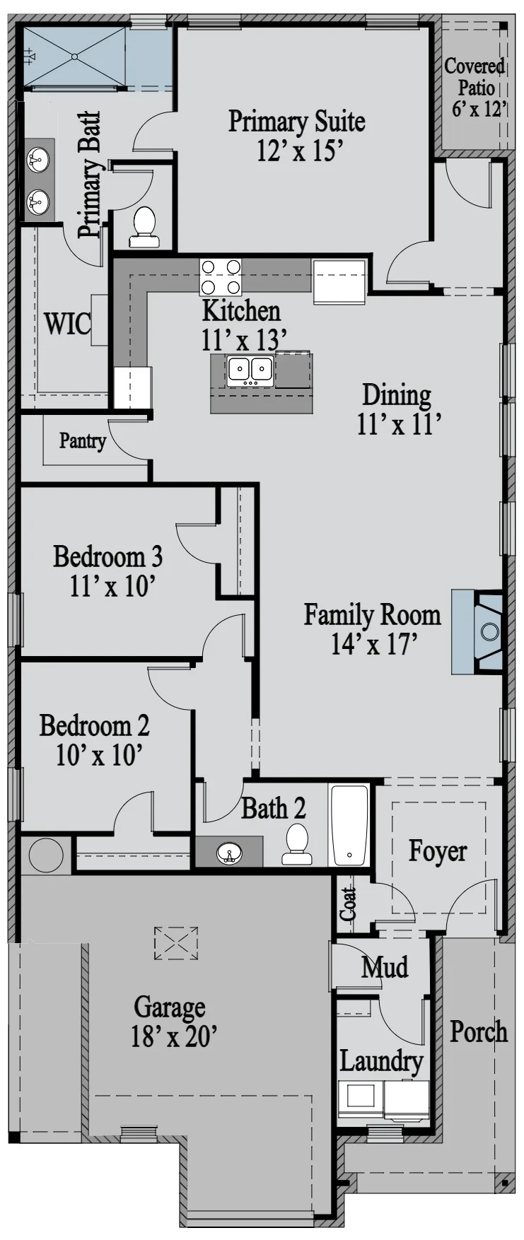 Blackburn 1st Floor floor plan