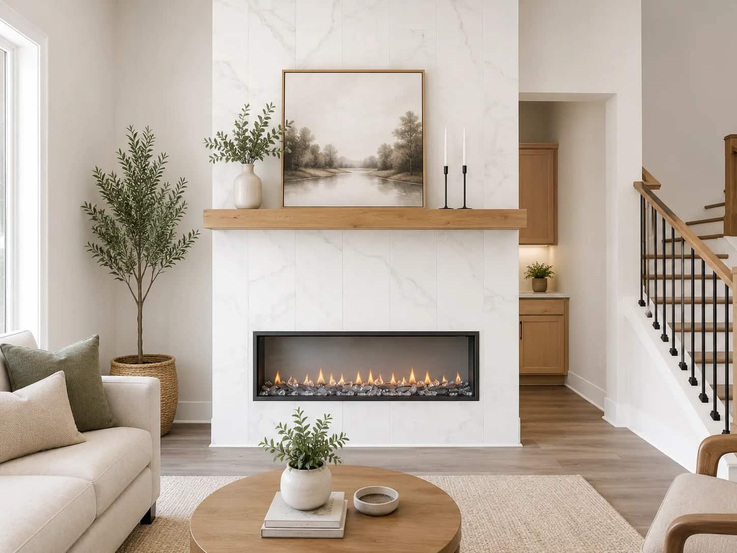 Upgraded Fireplace