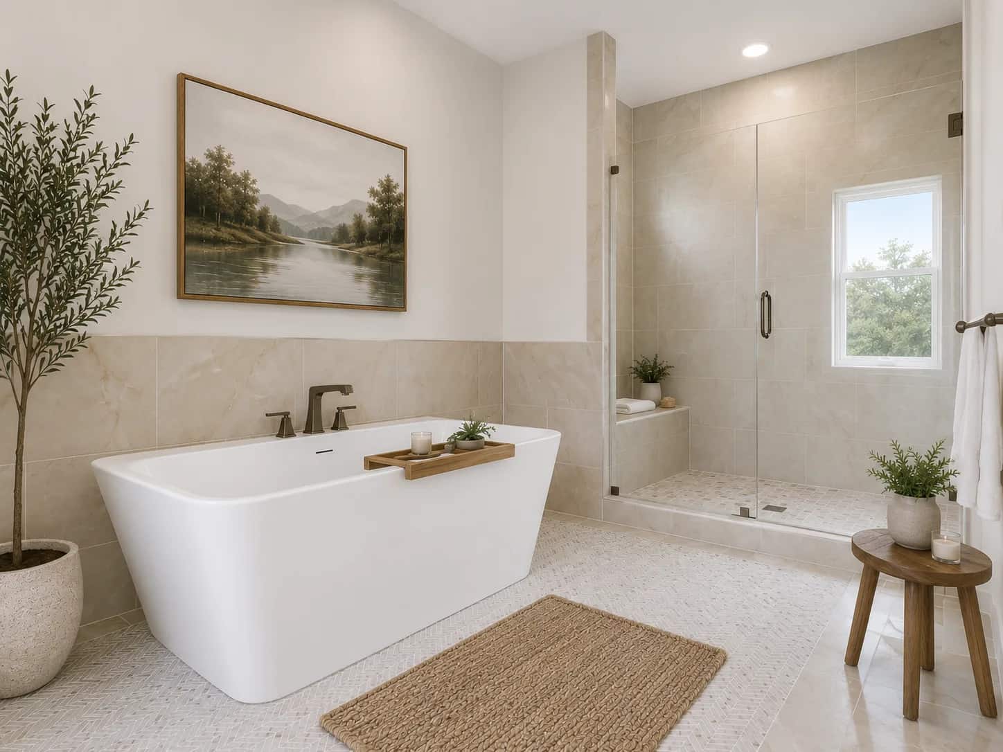 Upgraded Primary Bathroom